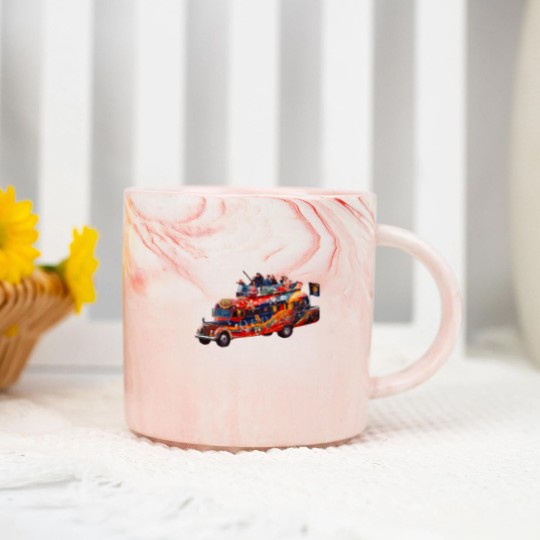 Discover Furthur Bus Marble Mugs