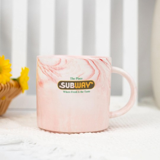 Discover Happy Gilmore - Delicious Subs Marble Mugs