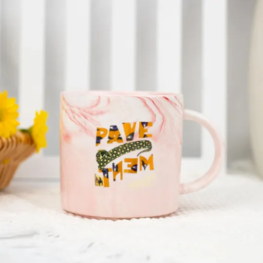 Discover Pavement Brighten the Corners High Quality Marble Mugs