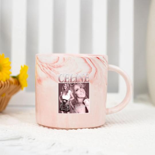 Discover Célines Dions Pop Music Diva Legend 80s Limited Marble Mugs