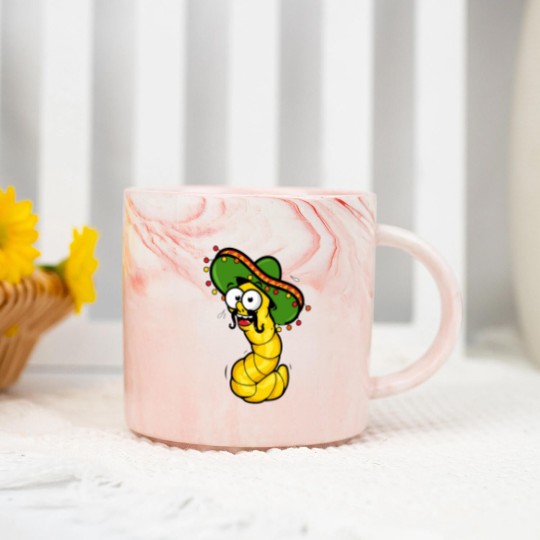 Discover Tequila Worm Marble Mugs