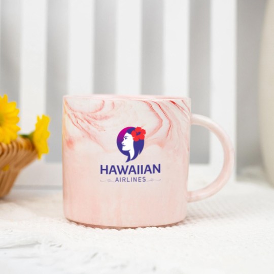 Discover Hawaiian Airlines Marble Mugs