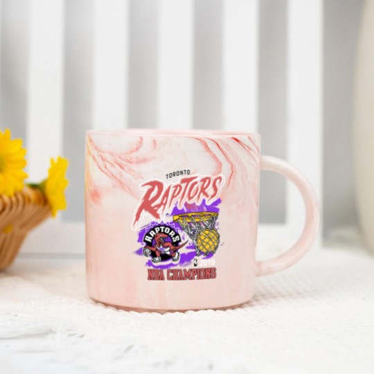 Discover Vintage 90s Graphic Style Toronto Raptors Marble Mugs