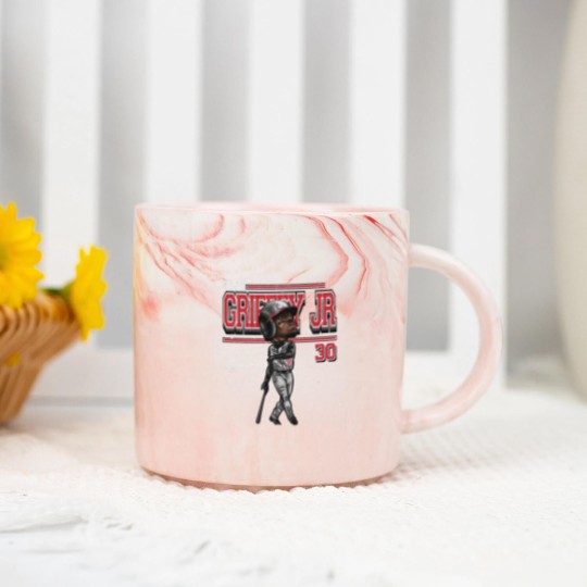 Discover Ken Griffey Jr. Cartoon - Ken Griffey Jr - Marble Mugs