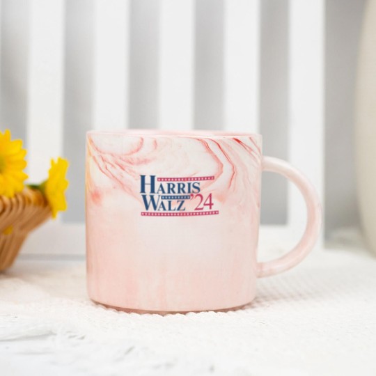 Discover Harris Walz Marble Mugs, Kamala Harris Walz Marble Mugs, Kamala Harris Rally Marble Mugs