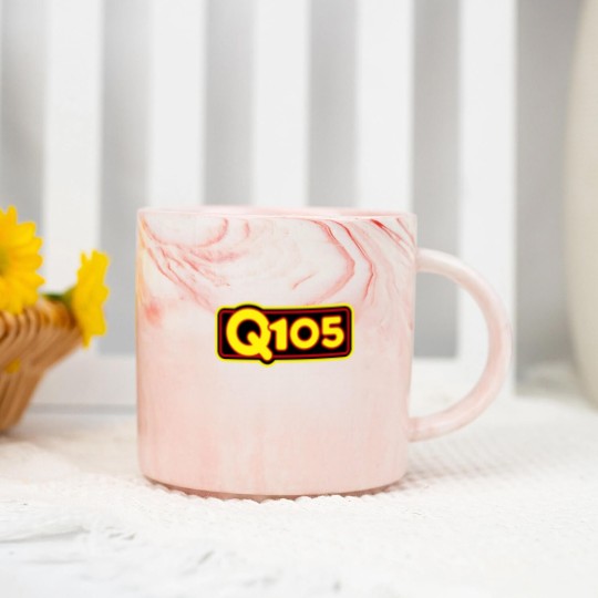 Discover WRBQ-FM Tampa Q105 Marble Mugs
