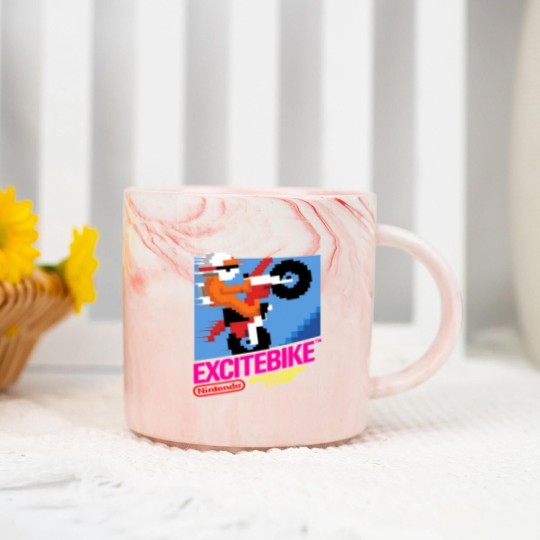 Discover NES Excitebike Transparent Marble Mugs
