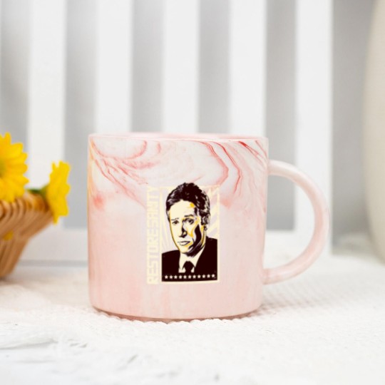 Discover Restore Sanity - Jon Stewart - Marble Mugs