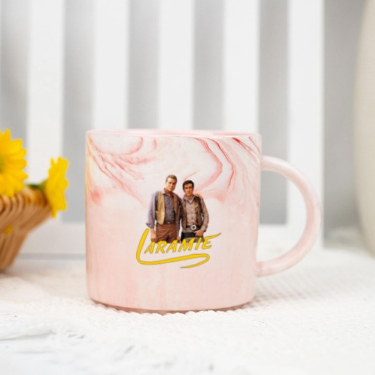Discover Laramie - Slim &amp. Jess 50s60s Tv ern Marble Mugs