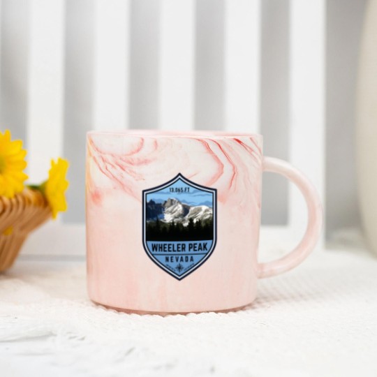 Discover Wheeler Peak In Nevada Marble Mugs