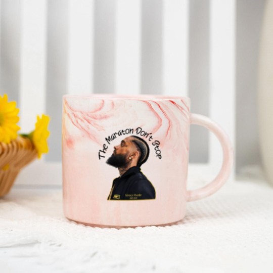 Discover Nipsey Hussle Marble Mugs,Nipsey Hussle graphic Marble Mugs,Nipsey hussle merch,Nipsey Hussle Marble Mugs