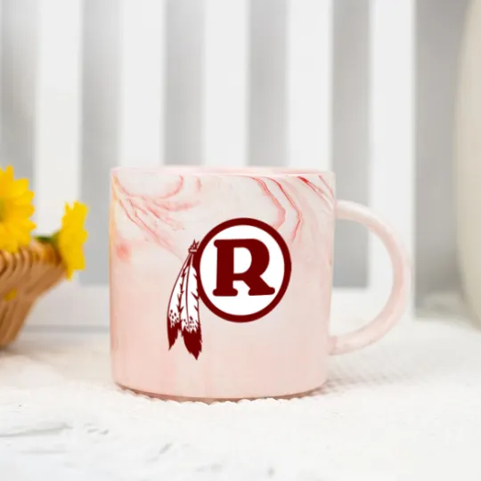 Discover Redskin 1970 Marble Mugs