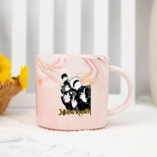 Discover Jujutsu Satoru dark - Jujutsu Satoru - Marble Mugs