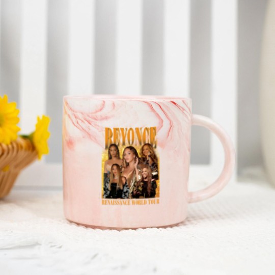 Discover Beyonce, Renaissance 2023 World Tour, Vintage Beyonce  2023, Beyonce Marble Mugs