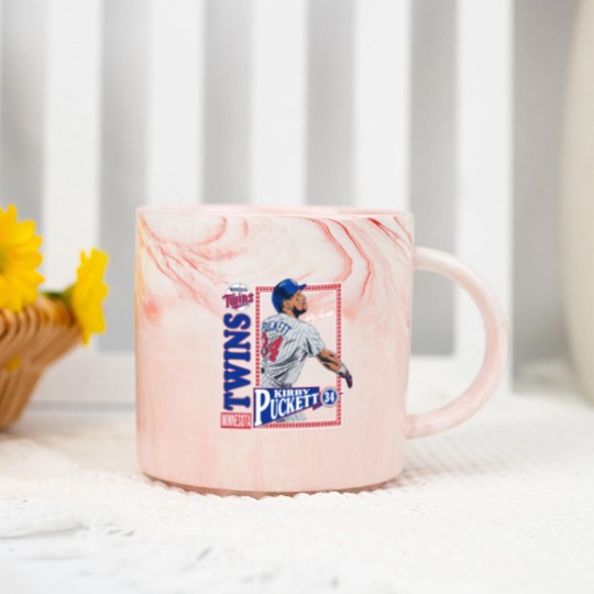 Discover 1992 Kirby Puckett Twins Marble Mugs