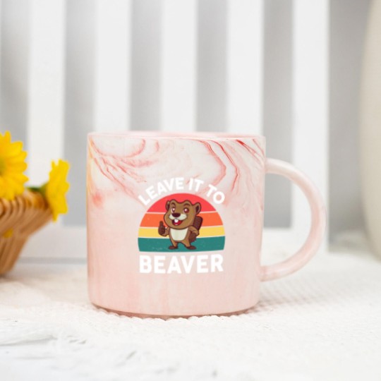 Discover Leave It To Beaver  Men Kids Funny Beaver Marble Mugs