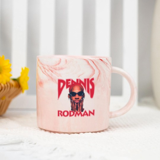 Discover Denis Rodman  2 Marble Mugs