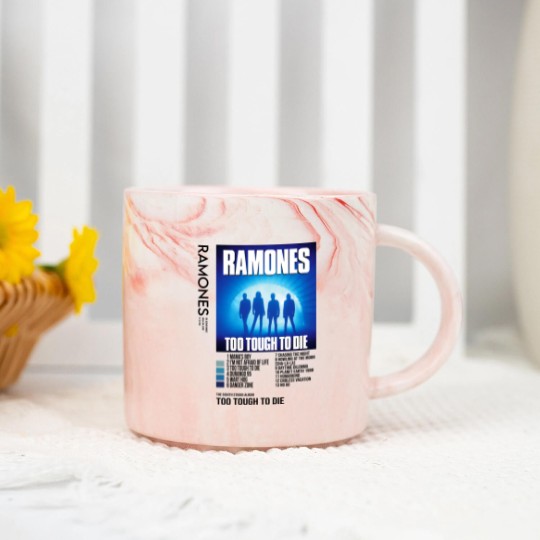 Discover Ramones Too Tough to Die Marble Mugs
