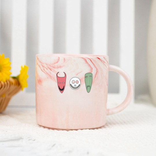 Discover Lock, Shock and Barrel Masks Marble Mugs