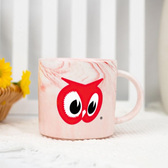 Discover Red Owl Food Stores Logo Marble Mugs