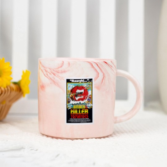 Discover Attack of the Killer Tomatoes 1978 Movie Poster Marble Mugs