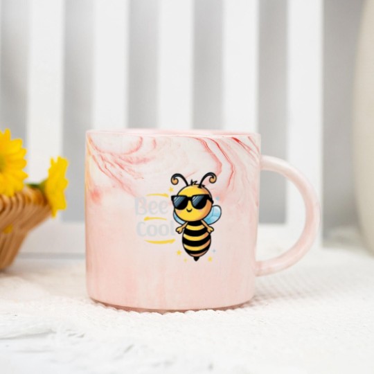 Discover Bee Bee Cool  Bee Marble Mugs