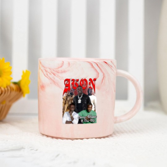 Discover Akon The Superfan Tour 2024 Marble Mugs