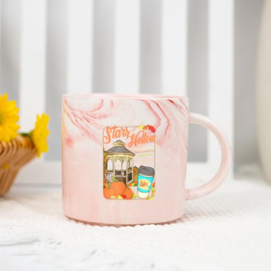 Discover Stars Hollow Connecticut  Color Marble Mugs, 1779 Marble Mugs, Gilmore Girls Marble Mugs, Autumn Marble Mugs, Lukes Diner Marble Mugs, Gilmore Girls Marble Mugs