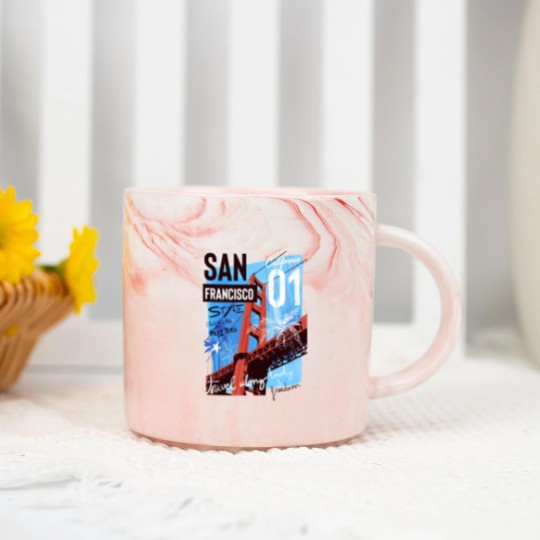 Discover SAN FRANCISCO Marble Mugs