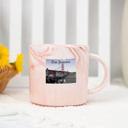 Discover San Francisco Marble Mugs