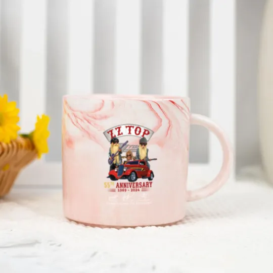 Discover ZZ Top 55th Anniversary Marble Mugs