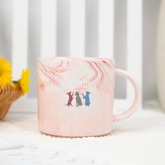 Discover Childless Dog Lady Kamala Marble Mugs, Kamala Harris President 2024 Marble Mugs