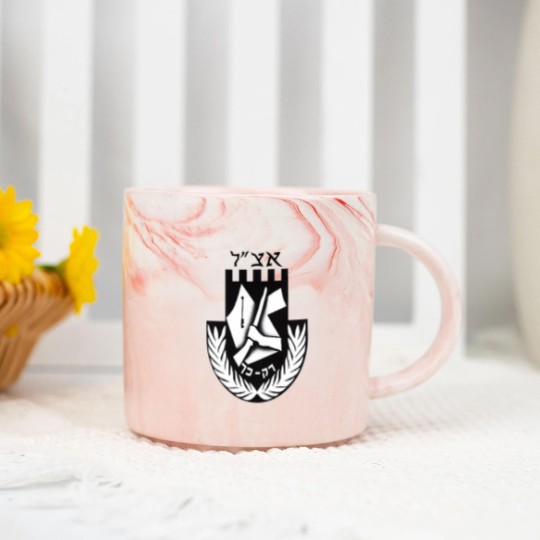 Discover Irgun Tzvai Leumi (Etzel or Irgun) Logo Marble Mugs