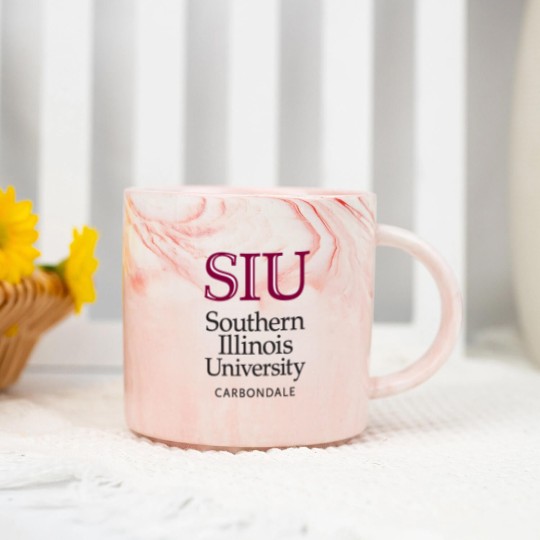 Discover Southern Illinois University Carbondale (SIU or SIUC) Marble Mugs