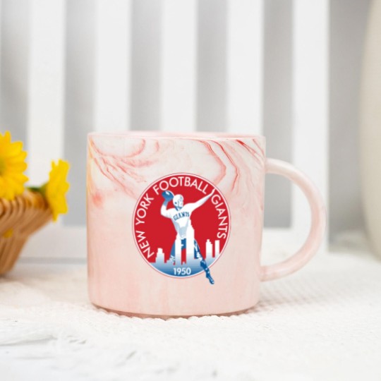 Discover NY Giants old school logo Marble Mugs