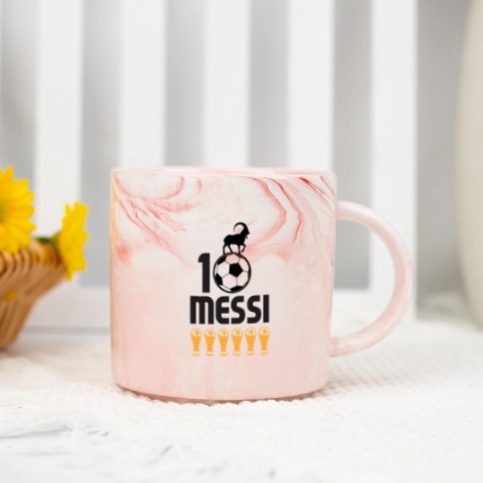 Discover Messi - Messi - Marble Mugs