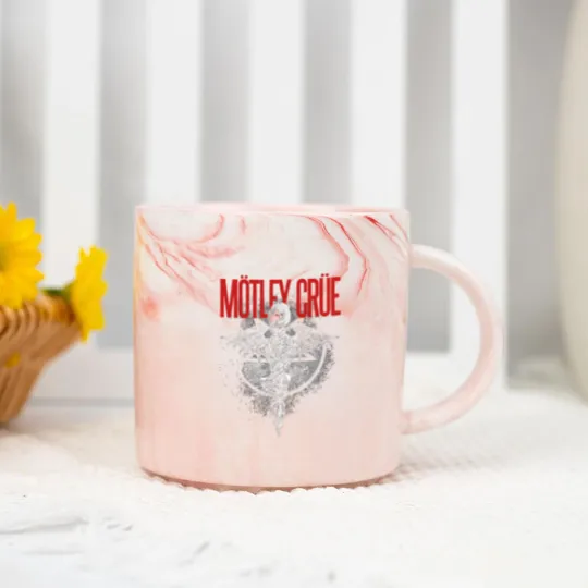 Discover Motley Crue Logo Marble Mugs
