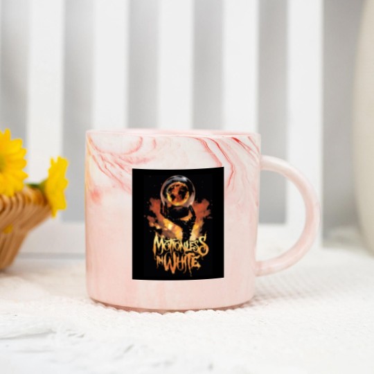 Discover Motionless In White Scoring The End Of The World Marble Mugs All Size
