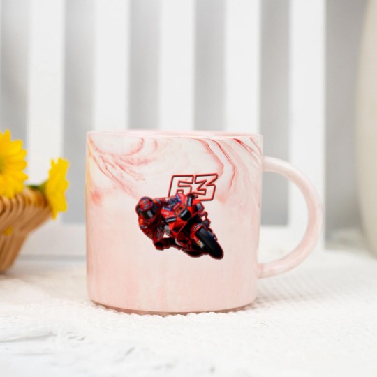 Discover FRANCESCO BAGNAIA (2) francesco bagnaia Marble Mugs