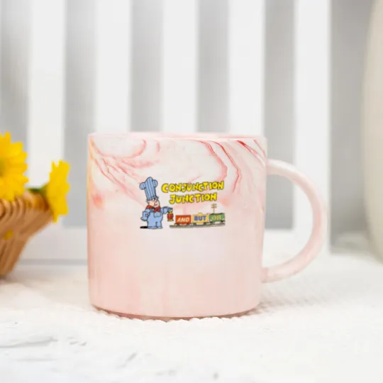Discover Schoolhouse Rock Conjunction Junction - Conjunction Junction - Marble Mugs