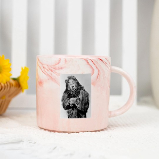 Discover Wizard of Oz Cowardly Lion Marble Mugs