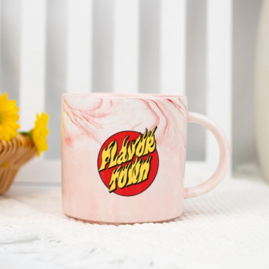 Discover welcome to flavortown mayor of flavor town funny meme Marble Mugs