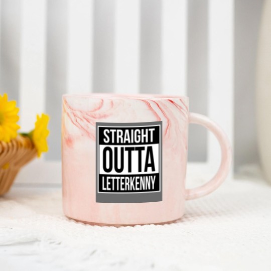 Discover Straight Outta Letterkenny - Letterkenny - Marble Mugs