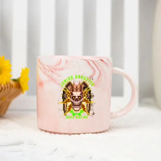 Discover Junior Dragster Drag Racing Skull Spark Plugs Piston Rods Jr Dragster Drag Racer Dragster Driver Cla Marble Mugs