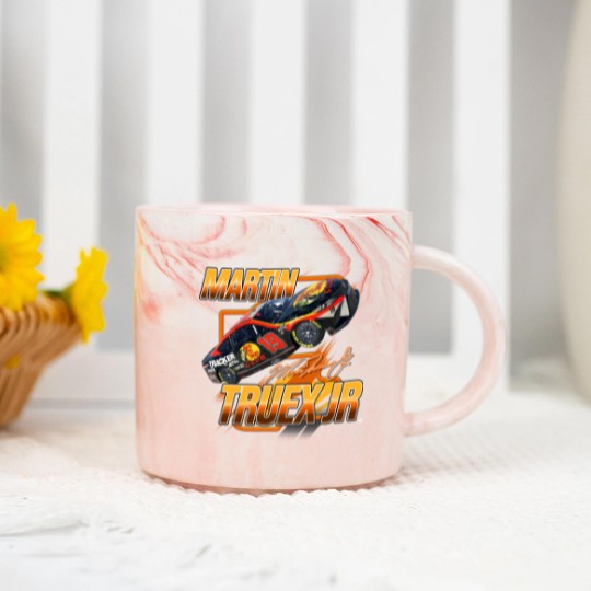 Discover martin truex jr blister Marble Mugs