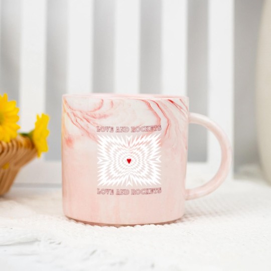 Discover Love and Rockets Marble Mugs