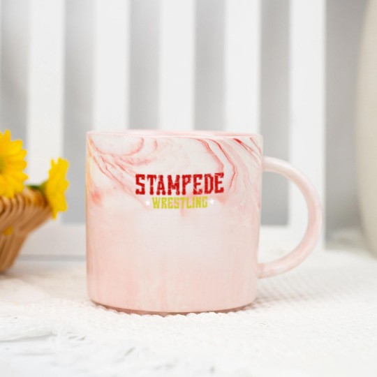 Discover STAMPEDE Wrestling Premium Marble Mugs