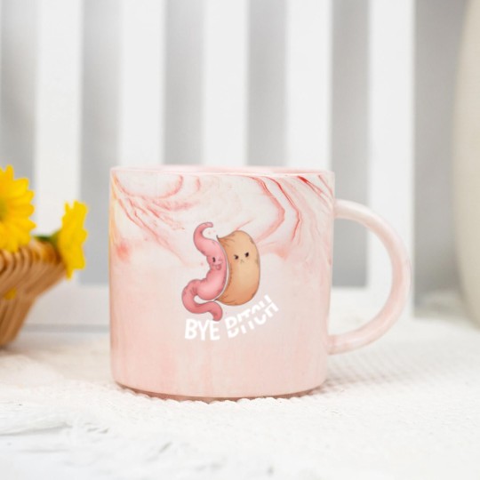 Discover Gastric Bariatric Gastric Surgery Weight Loss Marble Mugs
