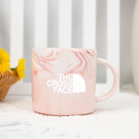 Discover the cross face wrestling Marble Mugs
