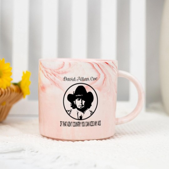 Discover David Allan Coe Funny Music Marble Mugs